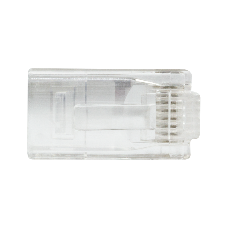 Doorsteek CAT6 UTP Connector 100 stuks EZ-RJ45 voor soepele en stugge kabel
