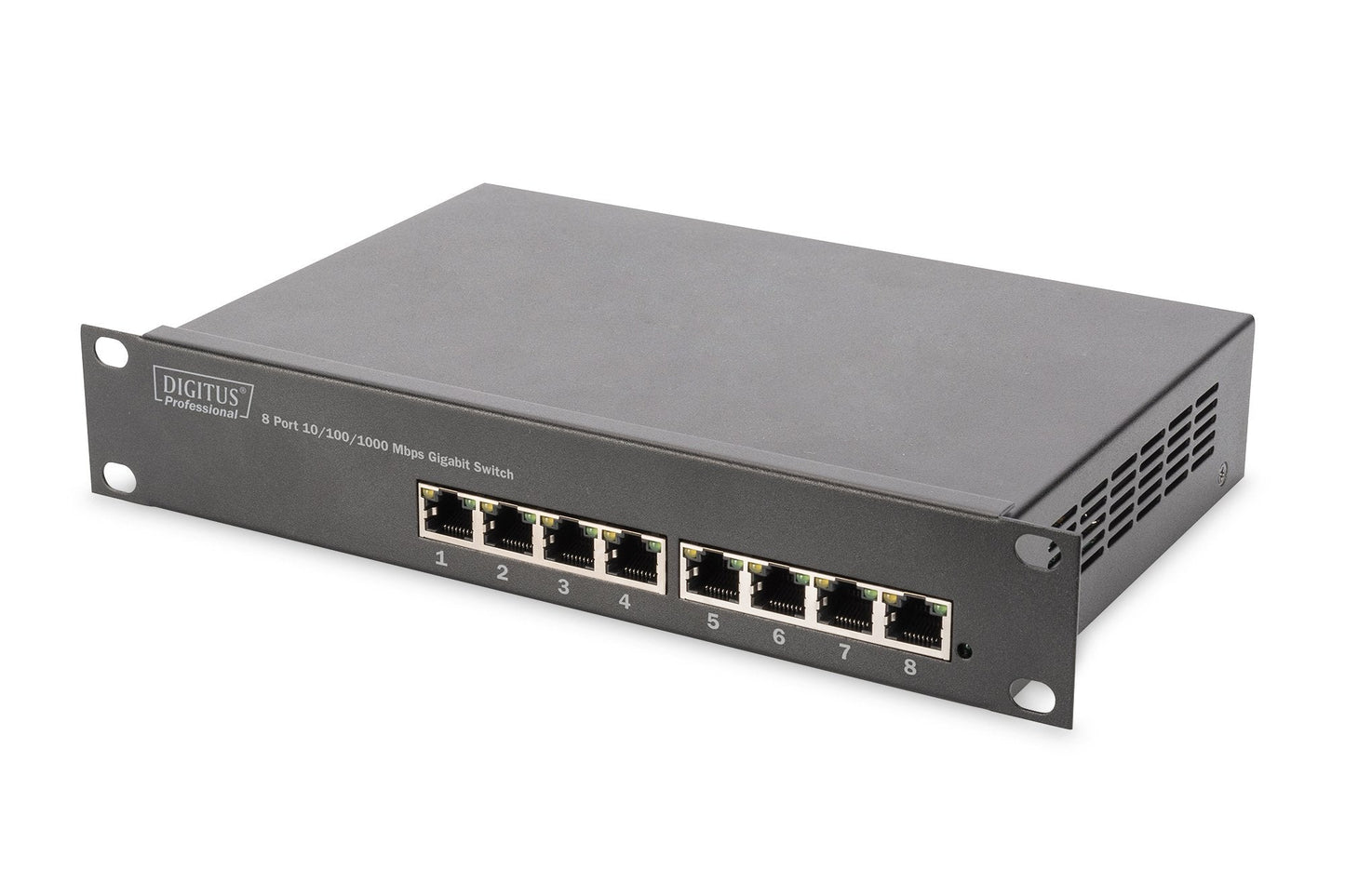 10 inch netwerkbundel, inclusief 9U-kast, grijze plank 312 x 100 x 464 mm, PDU, 8-poorts switch, CAT 6 patchpaneel