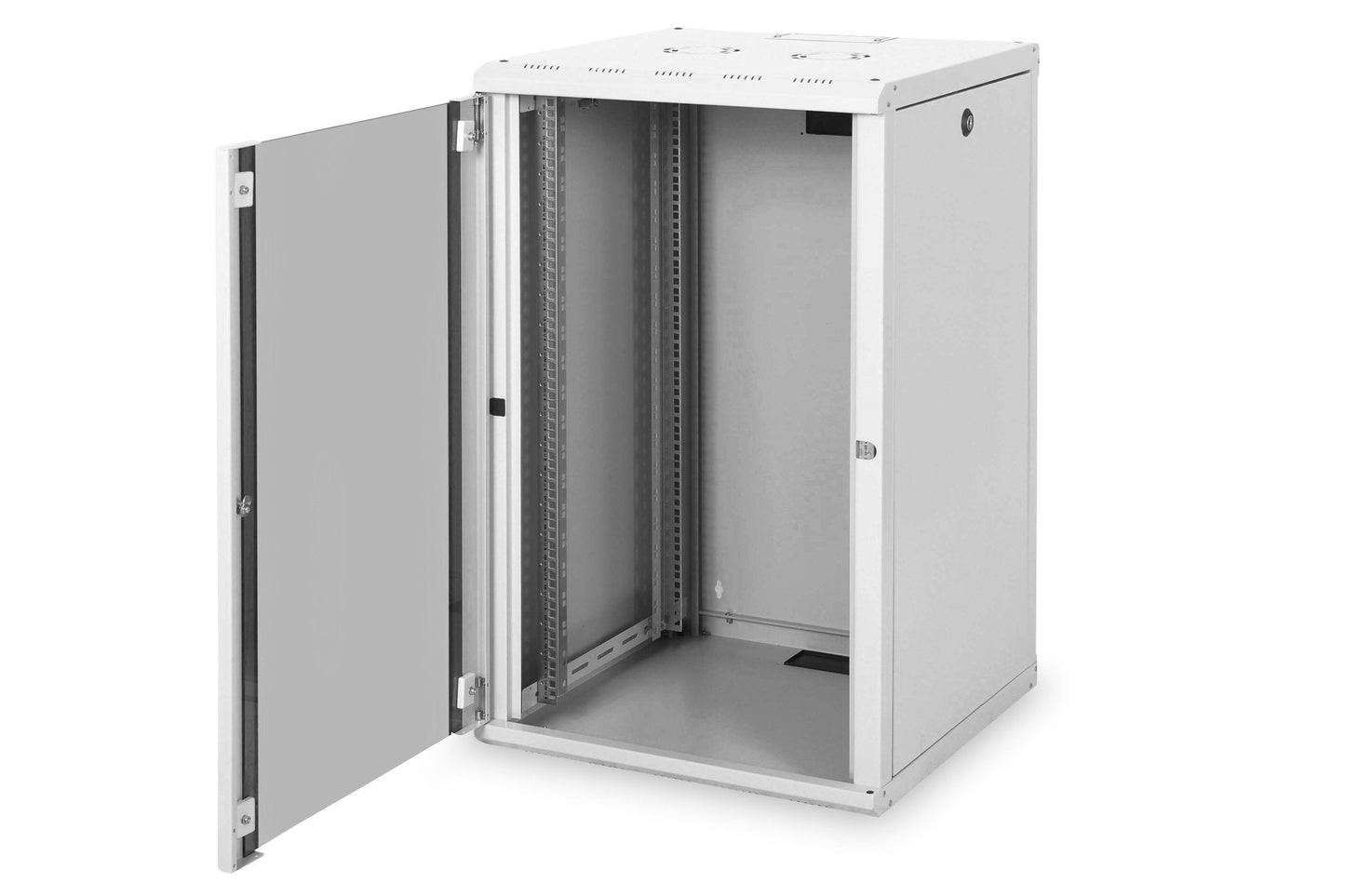 20U wandkast, Uniek 600x600x998 mm, kleur grijs (RAL 7035)