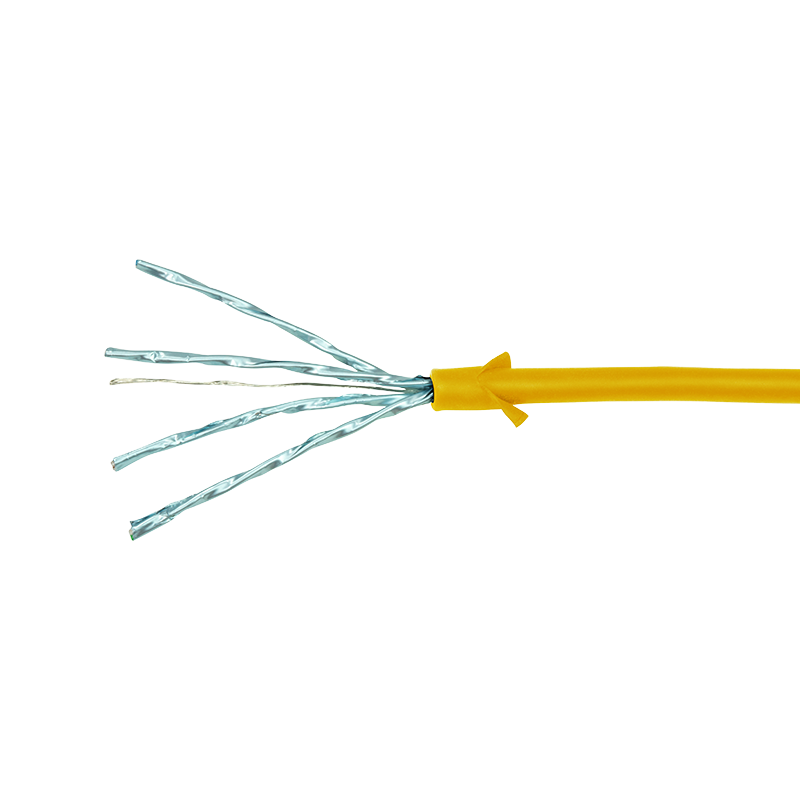 CAT6a U/FTP Ultraflex, 100% koper, geel, 5M