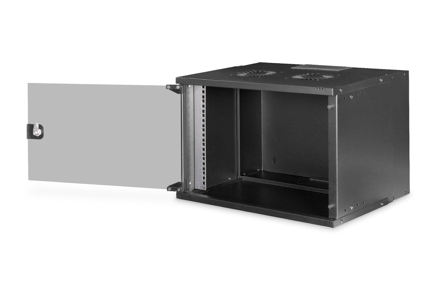 7U wandkast, SOHO PRO, ongemonteerd 540x400x370 mm, zwart