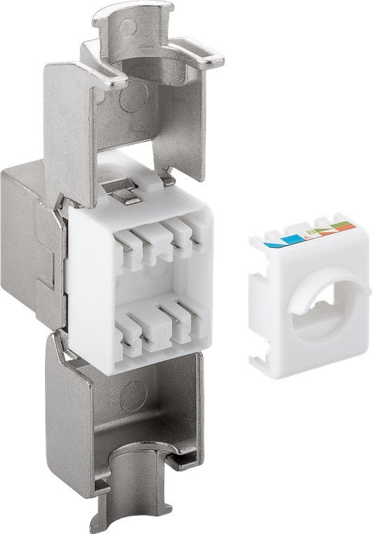 CAT6a keystone RJ45 STP toolless