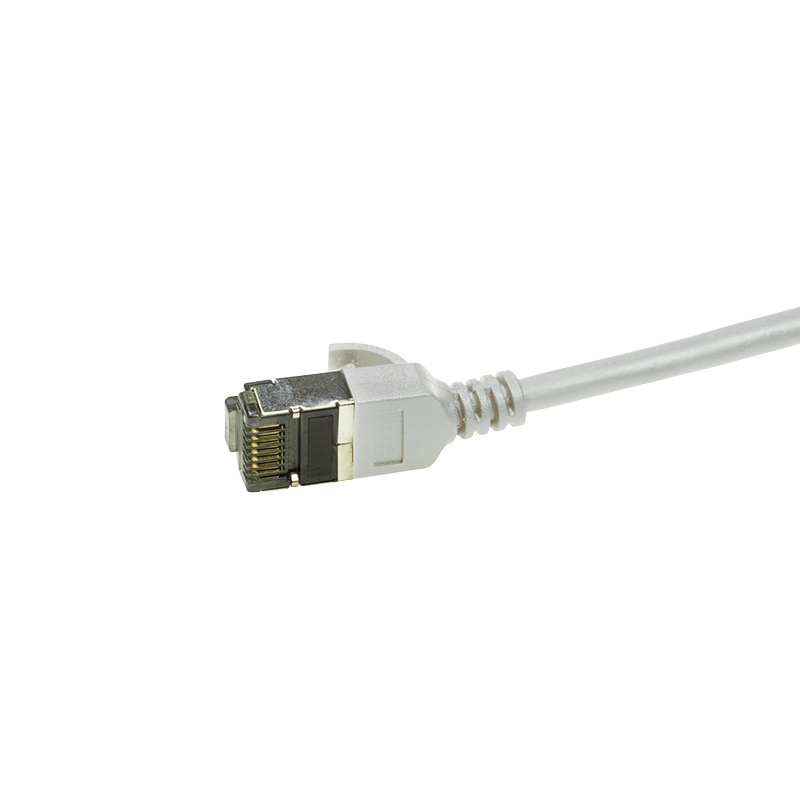 CAT6a U/FTP Ultraflex, 100% koper, grijs, 0.3M