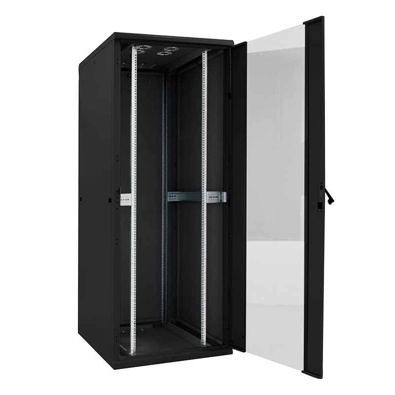 22U serverkast met glazen deur 600x600x1166mm (BxDxH)