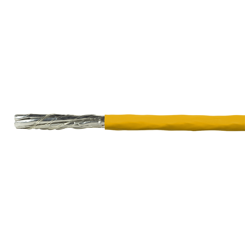S/FTP CAT7a netwerkkabel stug 25M 100% koper geel