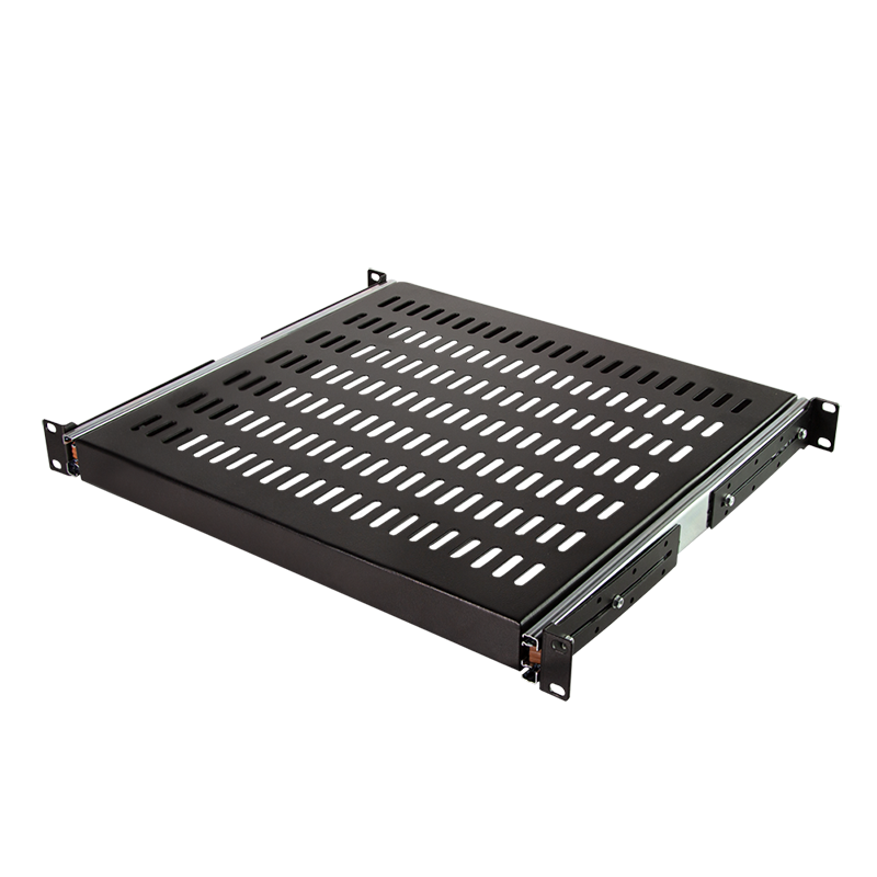 1U Uitschuifbaar legbord voor serverkasten van 800mm diepte