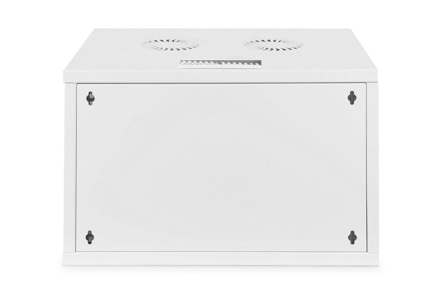 7U wandkast, SOHO, ongemonteerd 540x400x370 mm, geperforeerde frontdeur, grijs