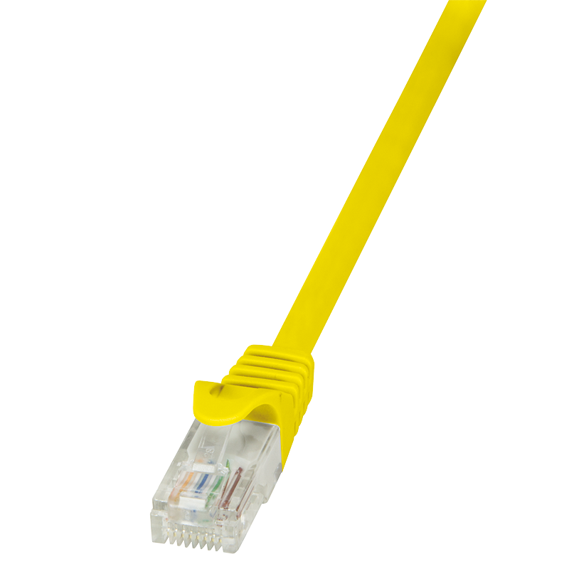 Cat6 0.5M geel UTP kabel
