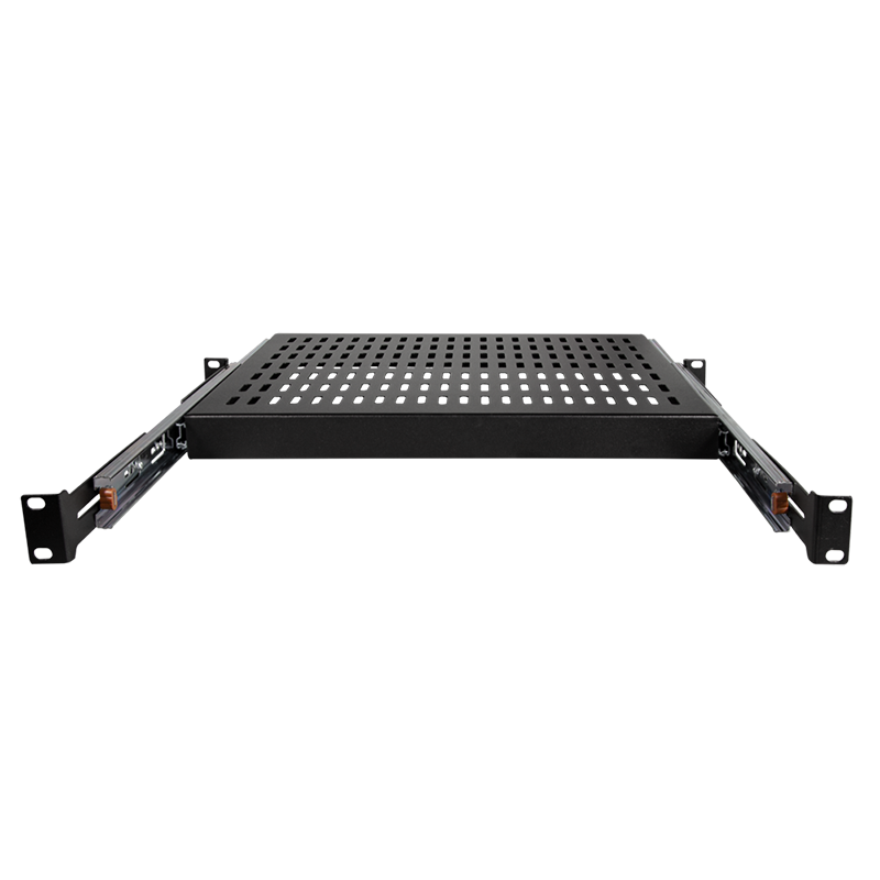 1U Uitschuifbaar legbord voor serverkasten van 800mm diepte