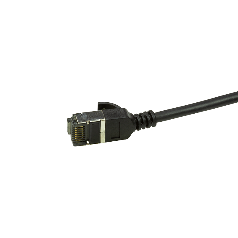 CAT6a U/FTP Ultraflex, 100% koper, zwart, 3M