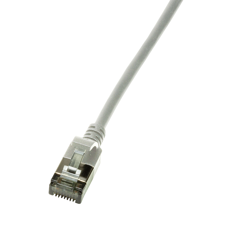 CAT6a U/FTP Ultraflex, 100% koper, grijs, 0.3M