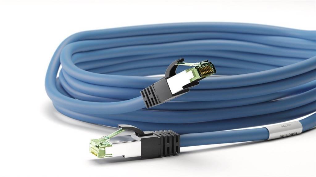 CAT8.1 S/FTP PIMF LSZH 0.25M Blauw