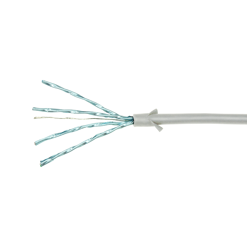 CAT6a U/FTP Ultraflex, 100% koper, grijs, 0.3M