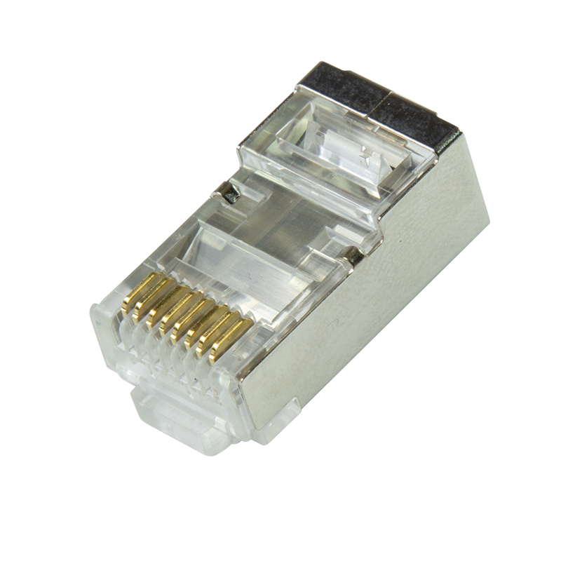 CAT6a Connector RJ45 - STP 10 stuks voor soepele en stugge kabel