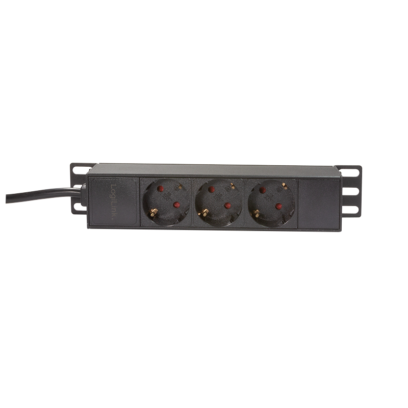 1U 3 voudige stekkerdoos voor 10'' serverrack