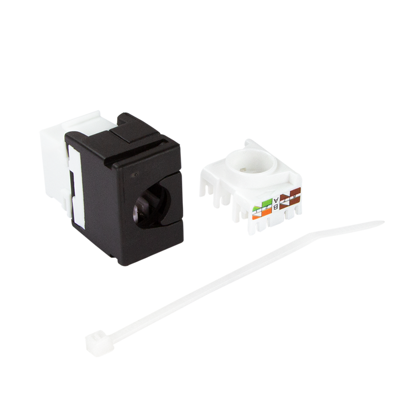 CAT6a keystone jack RJ45 UTP toolless