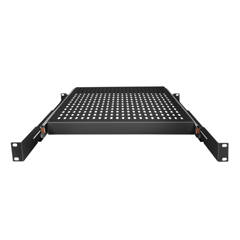 1U Uitschuifbaar legbord voor serverkasten van 1000mm diepte