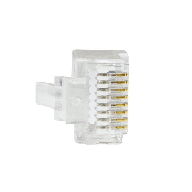 Doorsteek CAT6 UTP Connector 100 stuks EZ-RJ45 voor soepele en stugge kabel