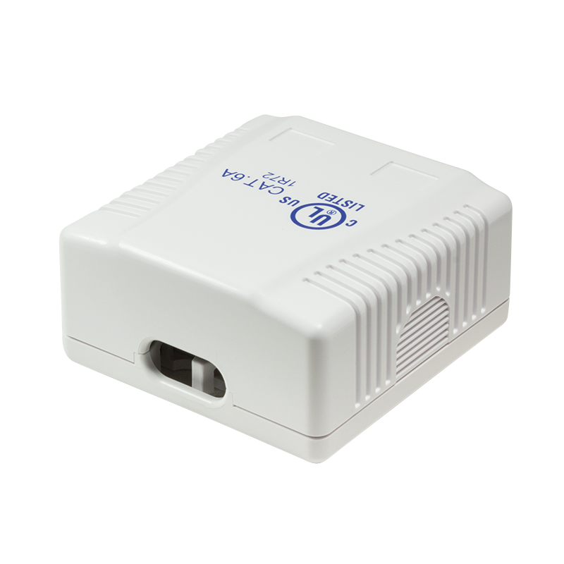 CAT6a opbouwdoos 2x RJ45 STP