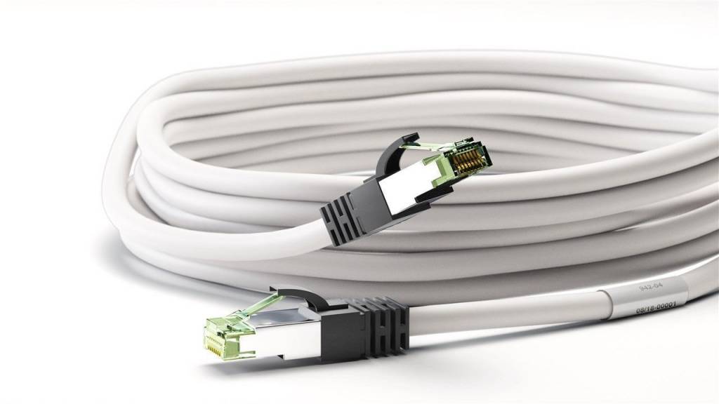 CAT8.1 S/FTP PIMF LSZH 2M Wit