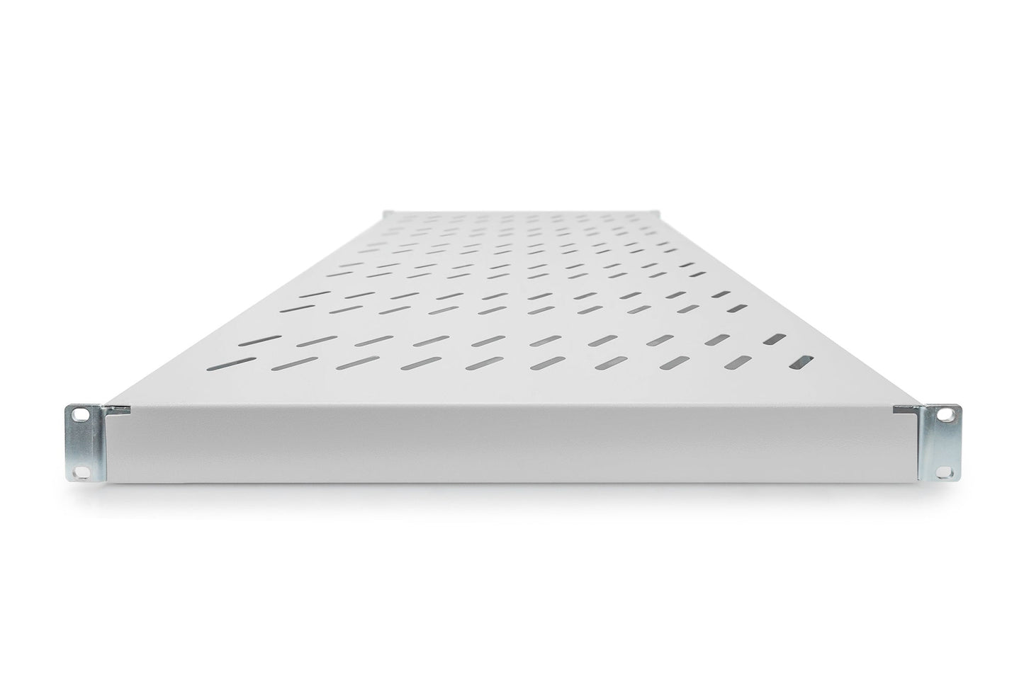 19 Inch 1U legbord voor 1000 mm diepe rekken 43x484x708 mm, verstelbaar tot 900 mm diepte, grijs