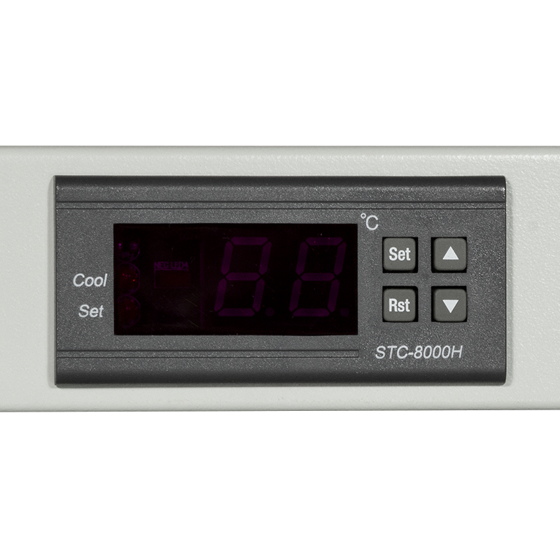 1U ventilatorunit met 2 ventilatoren, grijs 19 Inch