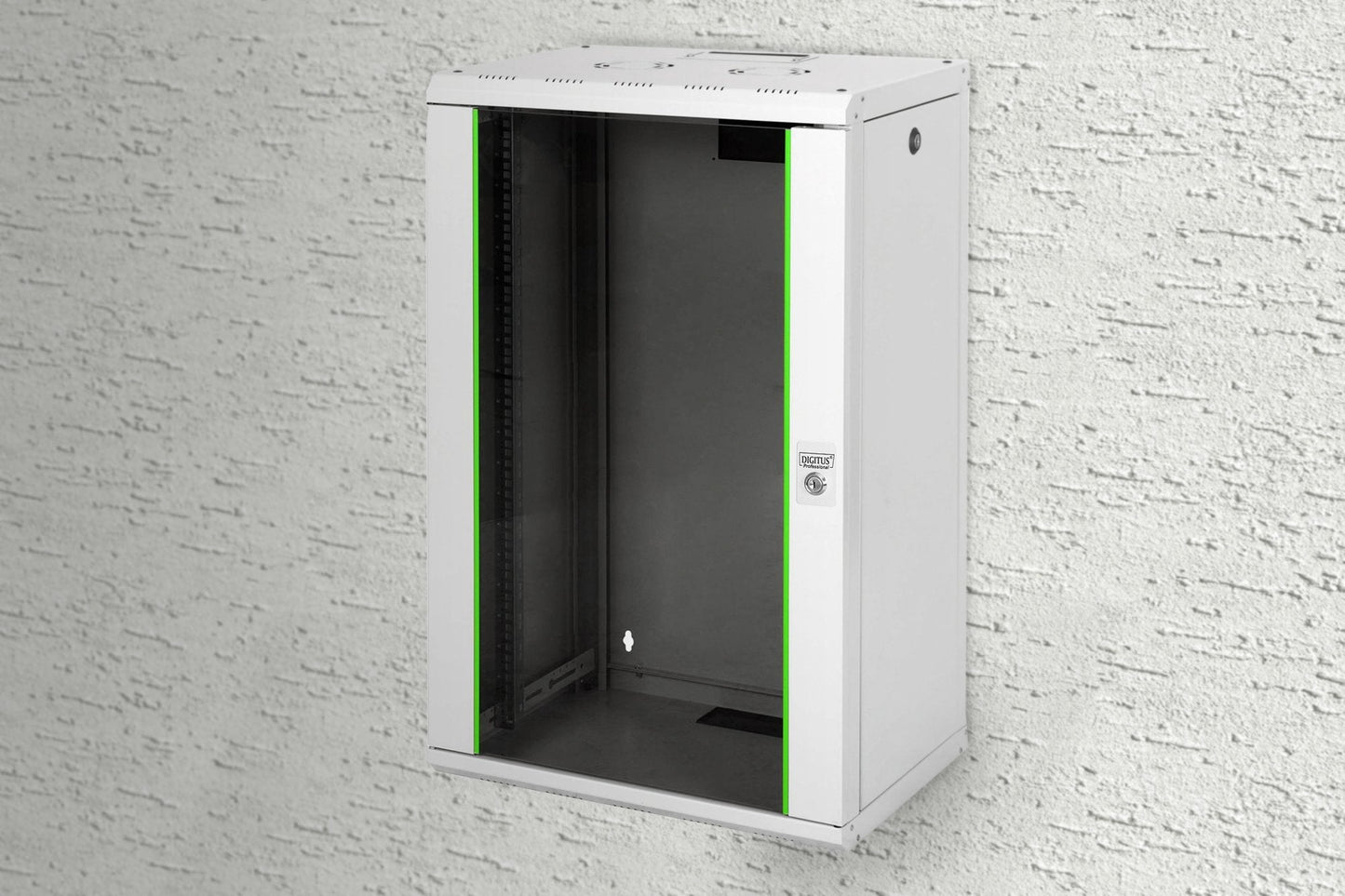 20U wandkast, Uniek 600x450x998 mm, kleur grijs (RAL 7035)