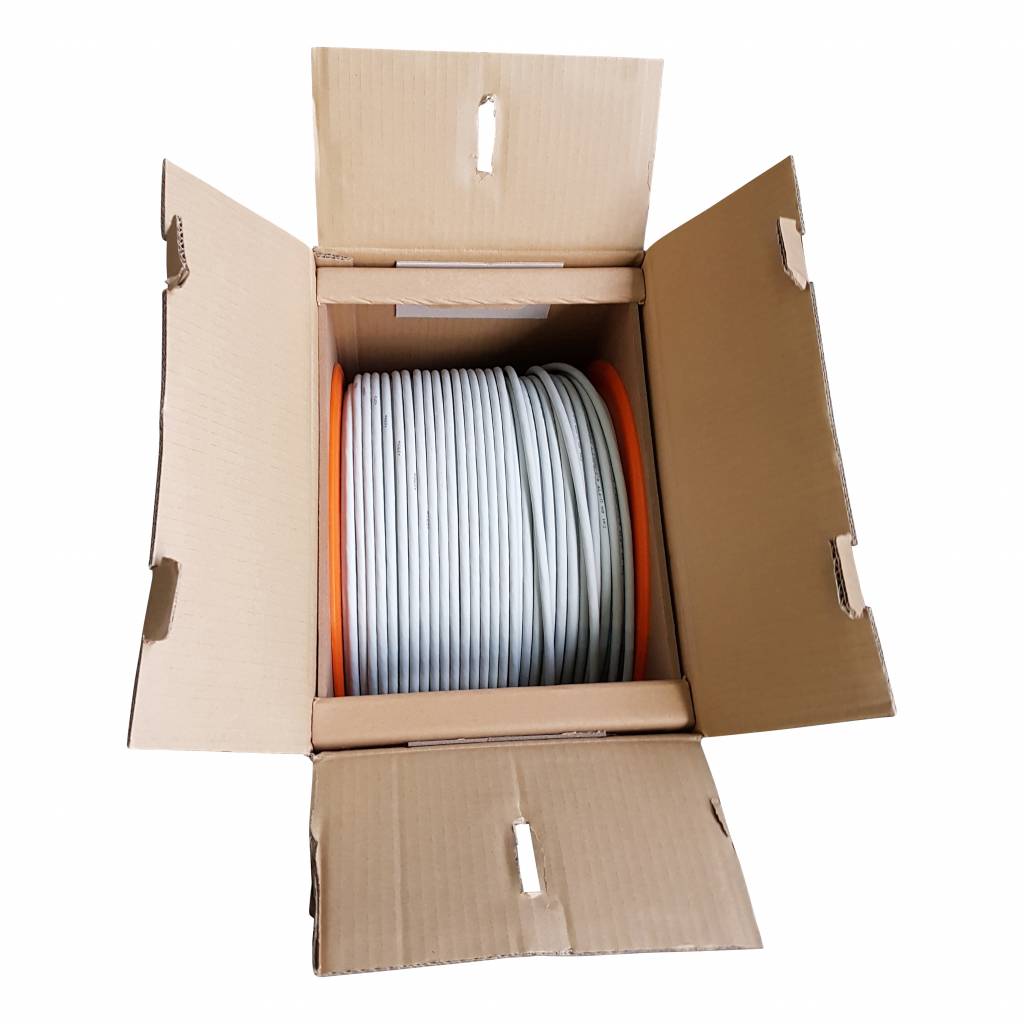U/FTP CAT6a netwerk kabel stug 305M LSZH 100% koper wit