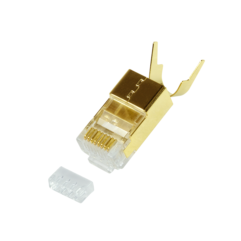 Cat.8.1 / Cat.6A RJ45 vergulde connectoren 10 stuks
