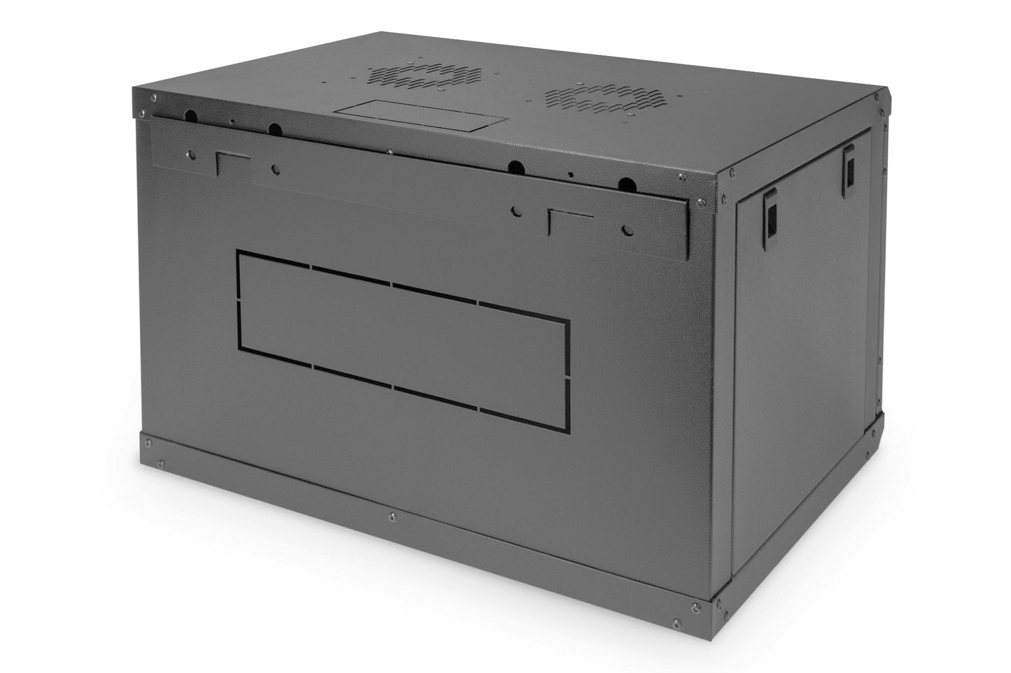 7U wandkast, Dynamic 600x450x389 mm, kleur zwart (RAL 9005)