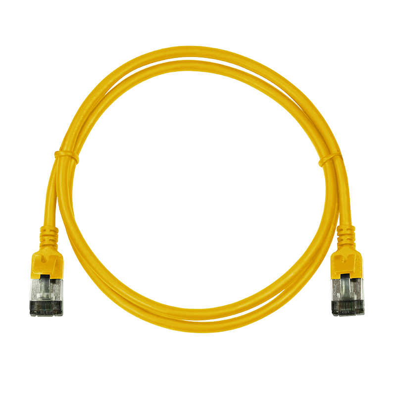 CAT6a U/FTP Ultraflex, 100% koper, geel, 5M