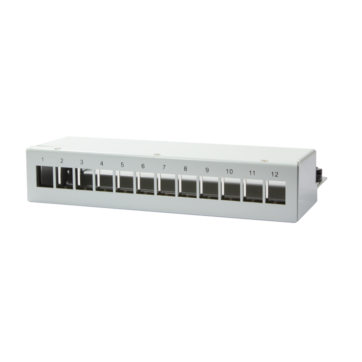 Keystone patch panel box voor 12 keystones