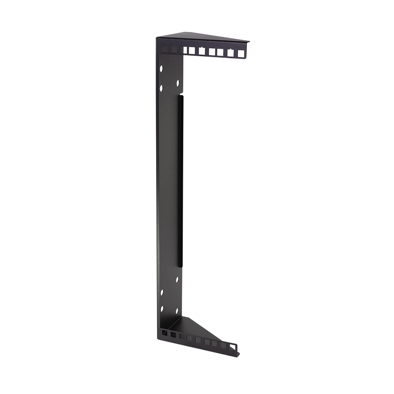 19" verticale muurbeugel 3U zwart