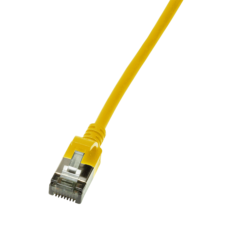 CAT6a U/FTP Ultraflex, 100% koper, geel, 5M