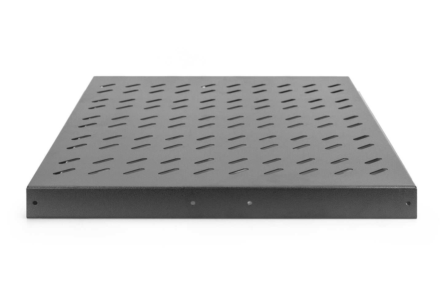 1U uitschuifbaar legbord voor 800 mm diepe rekken 40x484x568 mm, tot 25 kg, zwart (RAL 9005)