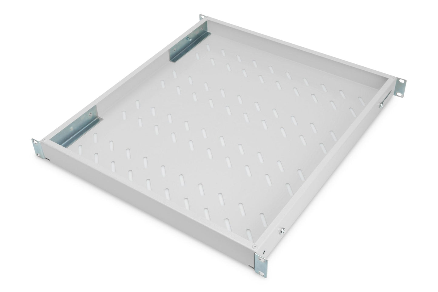 1U 19 inch verstelbaar legbord voor 800mm diepe kasten grijs
