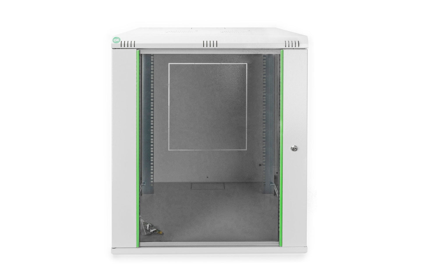 16U wandkast, Dynamic Basic 600x600x789 mm, kleur grijs (RAL 7035)