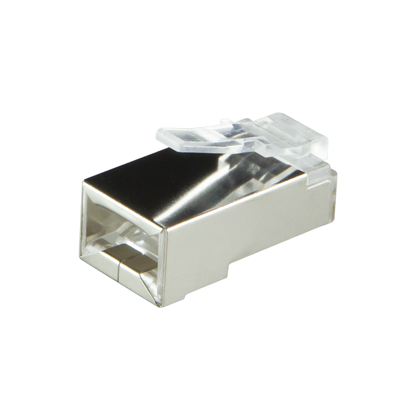 CAT6 Connector met tule RJ45 - STP 100 stuks voor soepele kabel