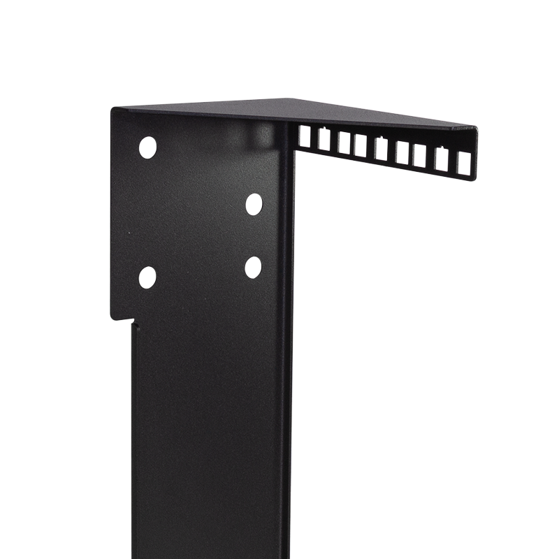 19" verticale muurbeugel 3U zwart