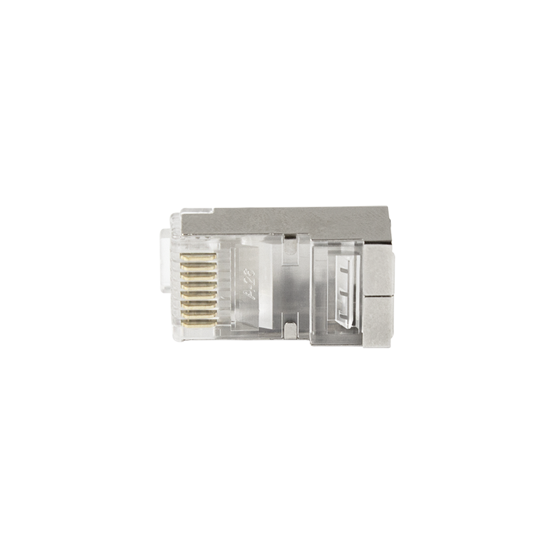 Doorsteek CAT6 Connector RJ45 - STP 50 stuks voor soepele en stugge kabel