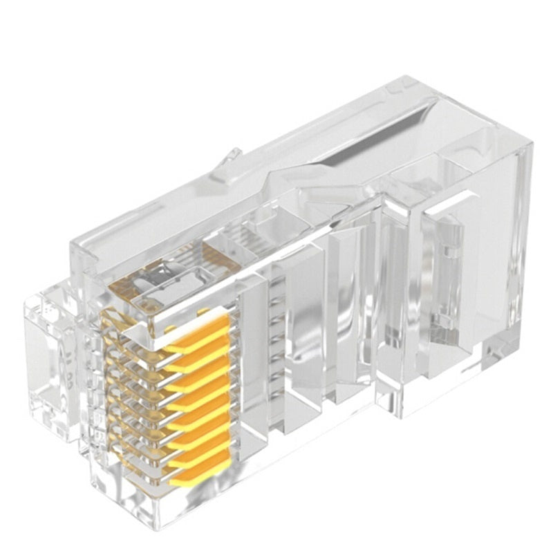 CAT5e Connector RJ45 - UTP 100 stuks voor soepele kabel