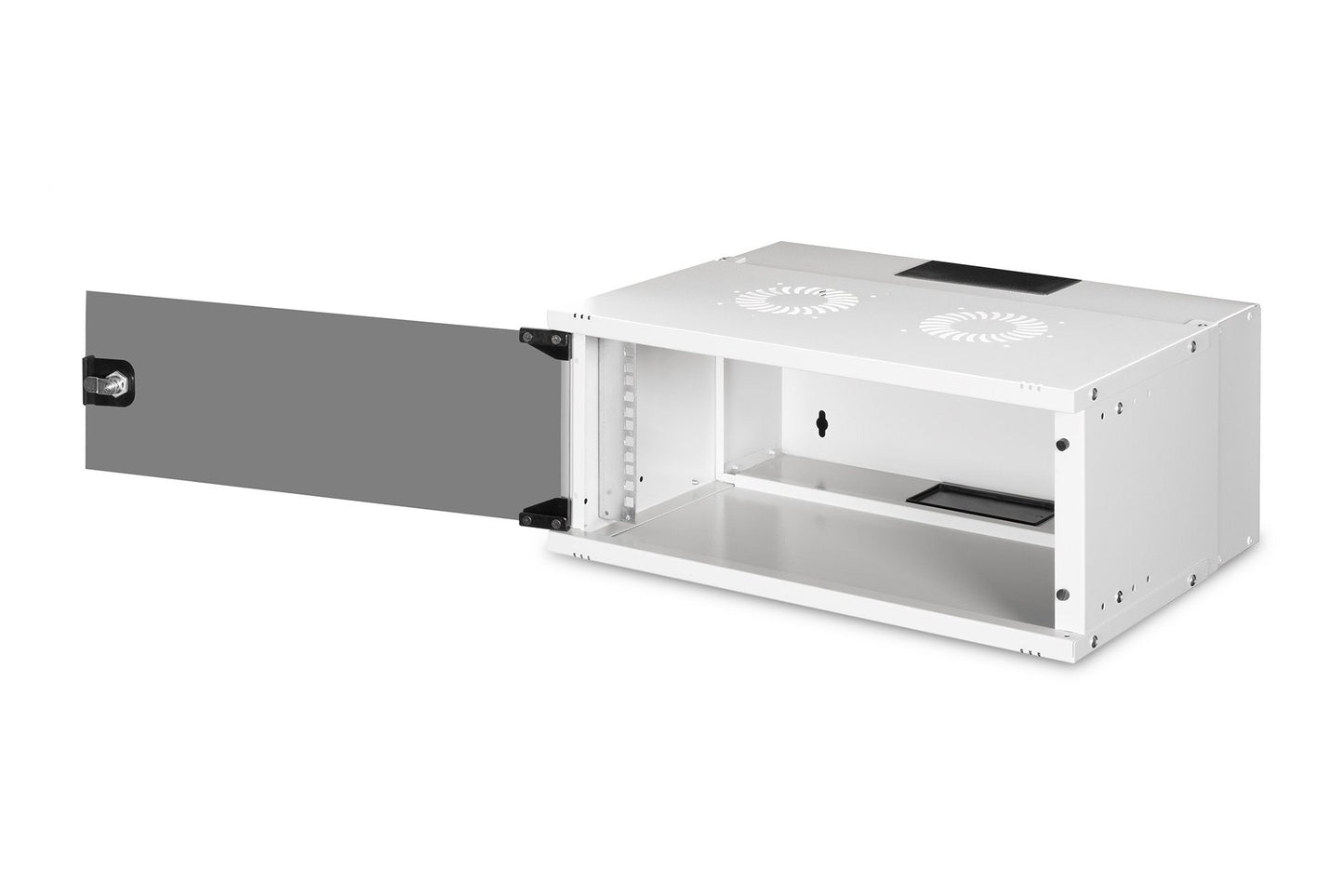 19" 4U wandkast, SOHO PRO, ongemonteerd 540x400x240 mm, grijs
