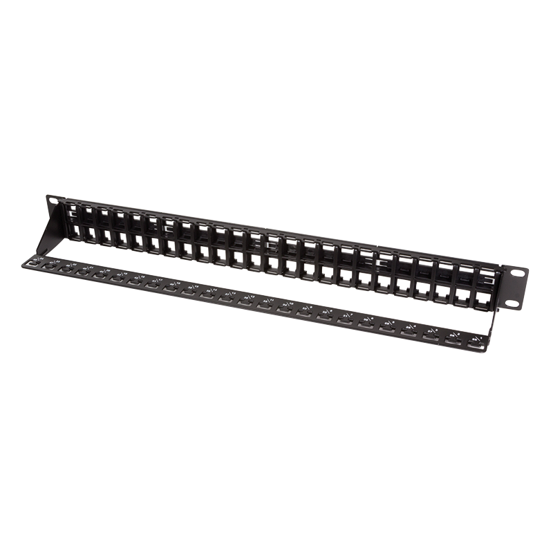 Keystone patchpanel 48 poorts RAL9005