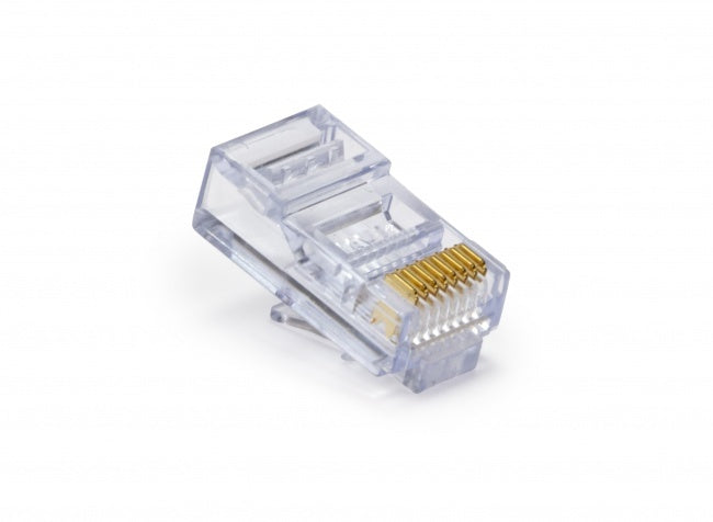Doorsteek CAT5e Connector RJ45 - UTP 10 stuks voor soepele en stugge kabel