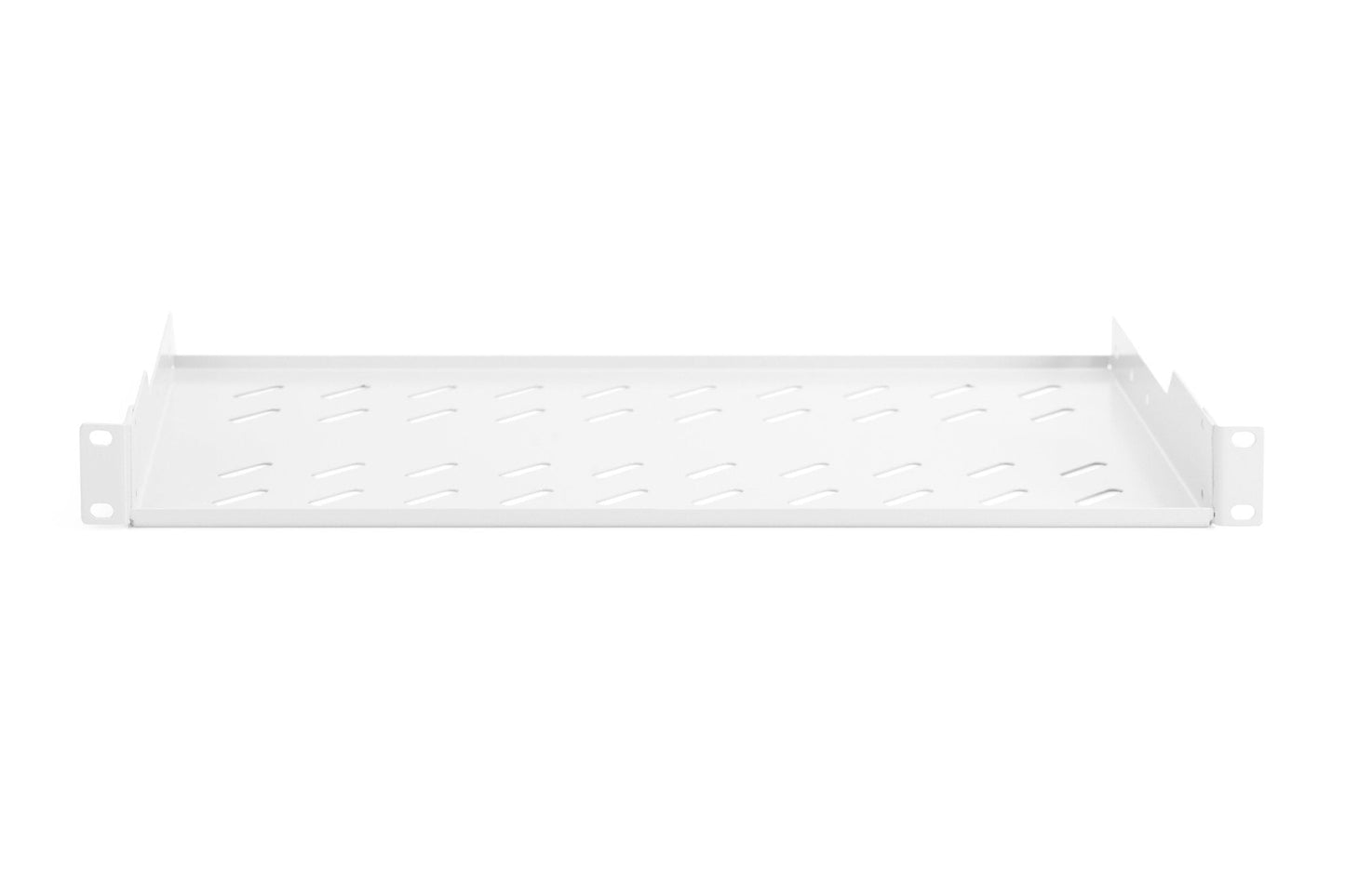 19 Inch 1U legbord voor rekken vanaf 400 mm diepte 45x482x250 mm, tot 15 kg, grijs (RAL 7035)