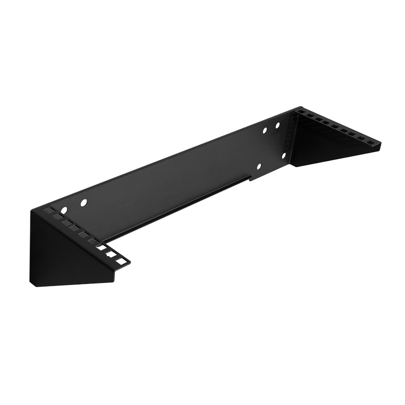 19" verticale muurbeugel 3U zwart