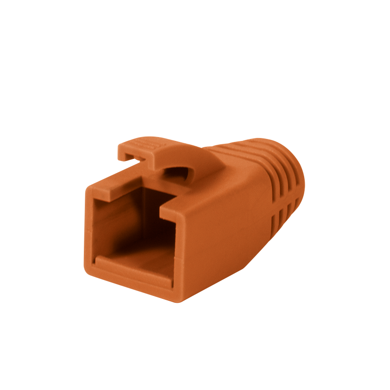RJ45 Tule 8mm oranje 50 stuks
