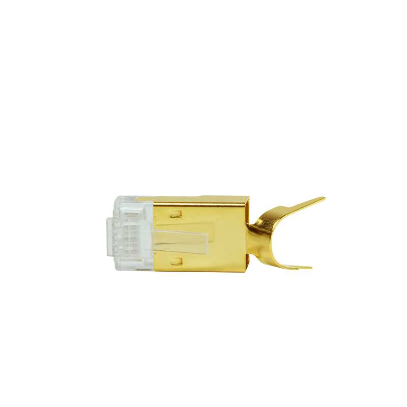 Cat.8.1 / Cat.6A RJ45 vergulde connectoren 10 stuks
