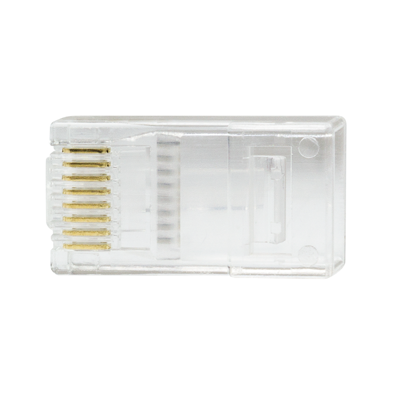 Doorsteek CAT6 UTP Connector 100 stuks EZ-RJ45 voor soepele en stugge kabel