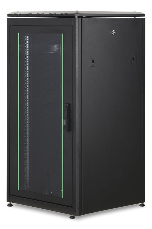 22U Patchkast 600x600x1164 mm (BxDxH) zwart